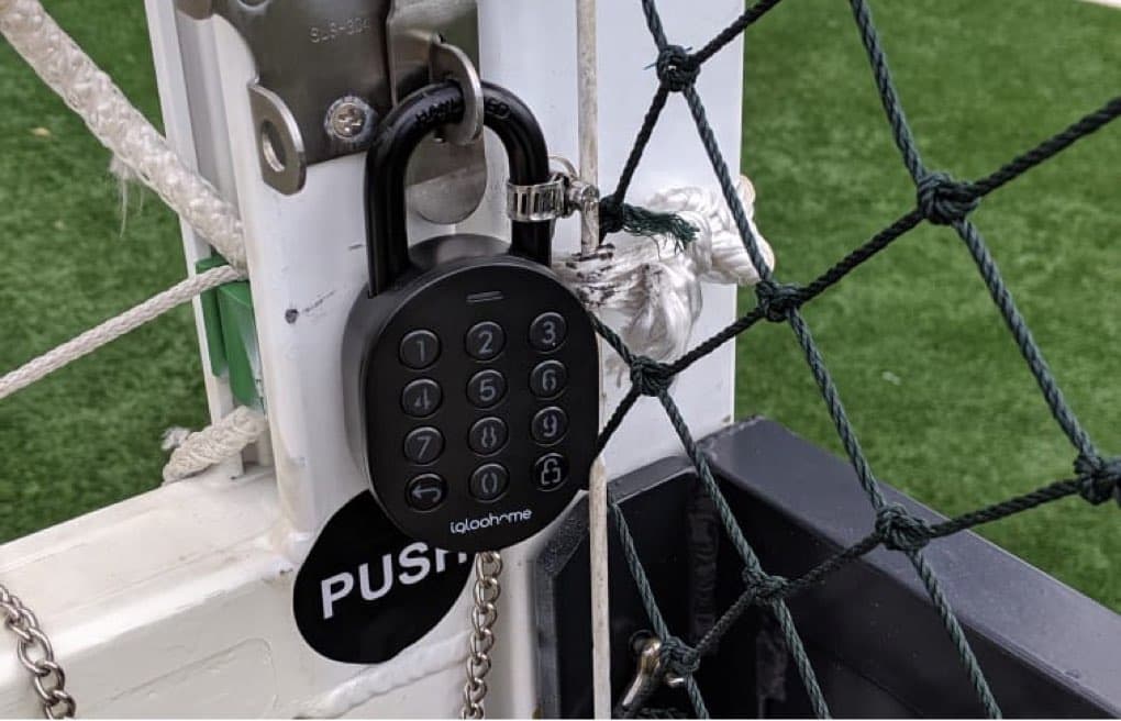 ark-futsal-gate-with-igloohome-padlock