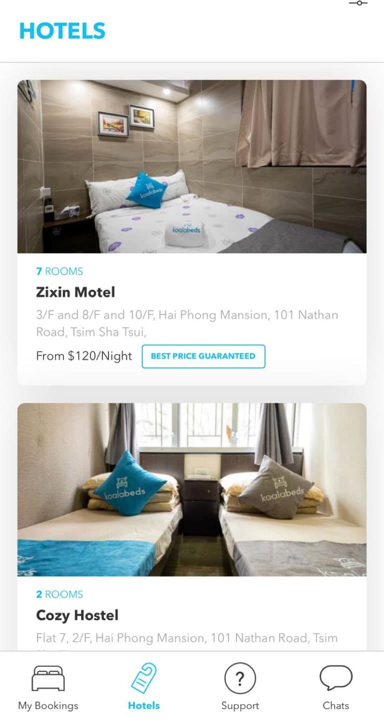 Koalabeds app